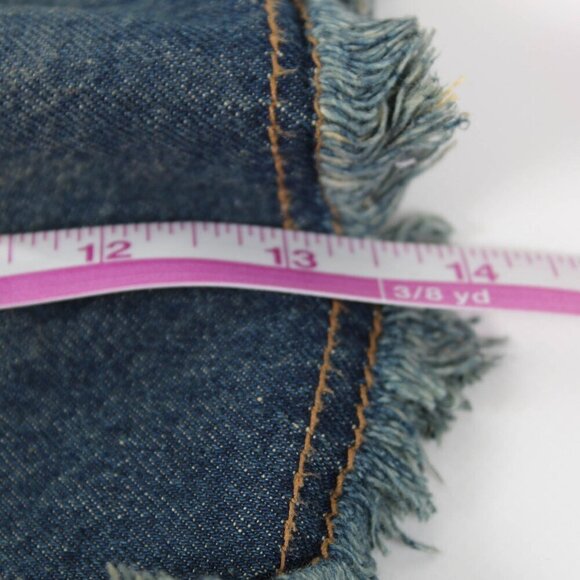 Boohoo Distressed Hem Denim Tennis Skirt - NWT - Size 10 - Picture 10 of 10